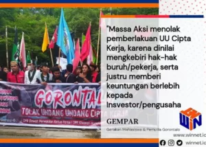 Massa Aksi Tolak Konsolidasi, Demo Berakhir Ricuh