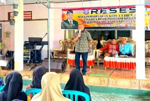 Ketua Komisi IV DPRD Prov. Gorontalo, Hamid Kuna, Gelar Reses di Desa Ayuhula