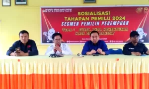 Sosialisasi Pemilu 2024 “Suara Perempuan Menentukan Masa Depan Bangsa”