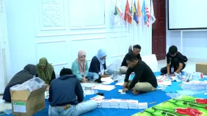 Proses Penyortiran dan Pelipatan Surat Suara Pemilu 2024 di Kota Gorontalo Diterapkan SOP Ketat