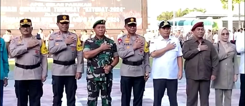 Sinergi TNI-Polri: Penjagub Ismail Pakaya Hadiri Apel Gelar Operasi Kepolisian Terpusat