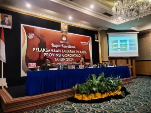 KPU Provinsi Gorontalo Gelar Rapat Koordinasi untuk Suksesnya Pilkada 2024