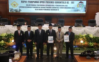 Rapat Paripurna Penyampaian Hasil LHP BPK Gorontalo Tahun Anggaran 2023