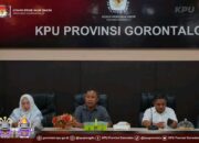 KPU Provinsi Gorontalo Gelar Rapat Finalisasi dan Validasi Data Calon Anggota DPRD Untuk PSU