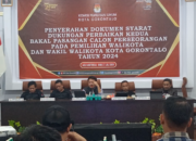 KPU Kota Gorontalo Menerima Syarat Dukungan Perbaikan Untuk Pilkada 2024