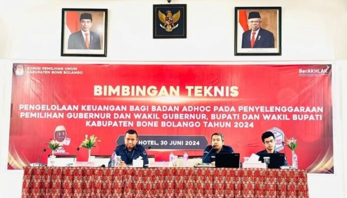 KPU Bone Bolango Gelar Bimbingan Teknis Pengelolaan Keuangan untuk Badan Adhoc