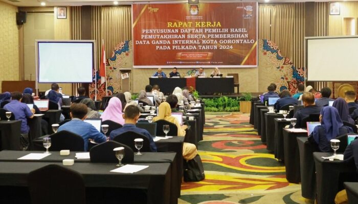 KPU Kota Gorontalo Gelar Rapat Kerja Penyusunan Daftar Pemilih Pilkada 2024