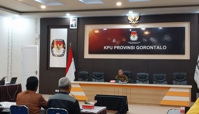 KPU Provinsi Gorontalo Rampung Verifikasi Administrasi Paslon