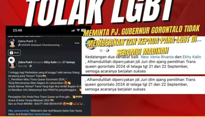 Kontroversi Pemilihan Miss Trans Queen Gorontalo 2024, Masyarakat Tuntut Penolakan LGBT