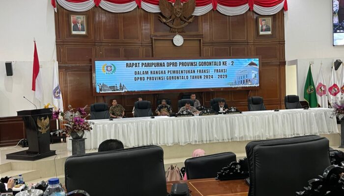 Rapat Paripurna Ke-2, Pembentukan Fraksi DPRD Provinsi Gorontalo