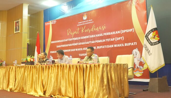 KPU Kabupaten Gorontalo Tetapkan DPT Pilkada 2024