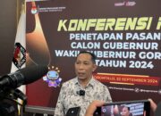 KPU Provinsi Gorontalo Tetapkan Pasangan Calon Untuk Pilkada 2024