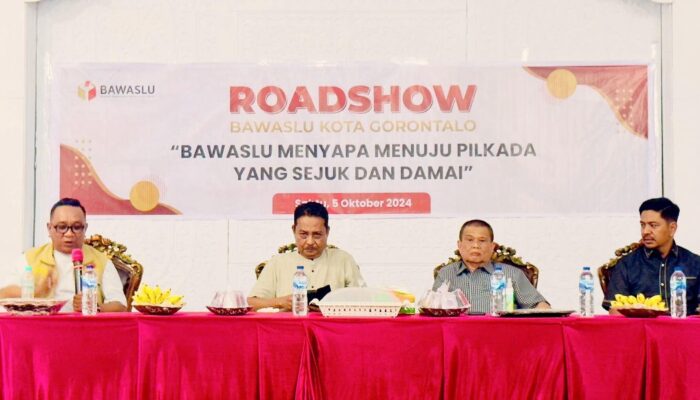 Bawaslu Kota Gorontalo Gelar Roadshow Pencegahan Pilkada Sejuk dan Damai