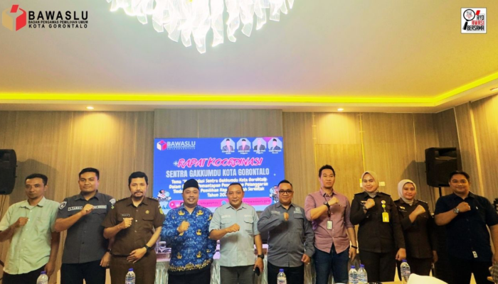 Bawaslu Kota Gorontalo Gelar Rakor dalam Penanganan Pelanggaran Pilkada 2024