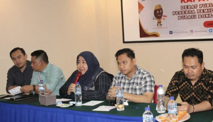 KPU Bone Bolango Gelar Rapat Persiapan Debat Publik Pemilihan Bupati 2024