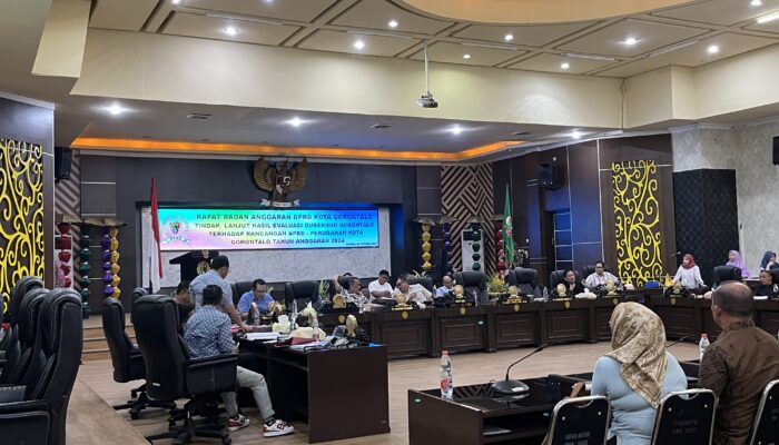 Banggar DPRD Kota Gorontalo Bahas Tindak Lanjut Evaluasi APBD Perubahan