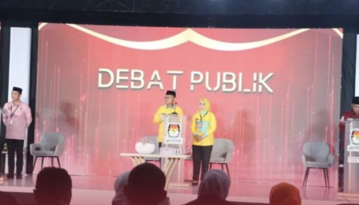 KPU Gorontalo Utara Gelar Debat Pertama Pasangan Calon Bupati dan Wakil Bupati