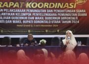 KPU Gorontalo Utara Gelar Rakor Persiapan Pilkada 2024