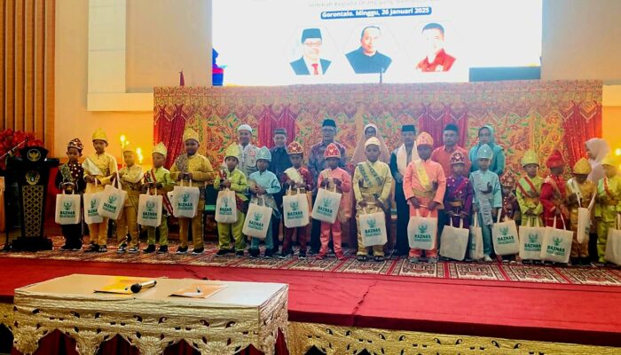 Sunatan Massal Warnai Milad Ke-2 MT Riihul Jannah di Kota Gorontalo