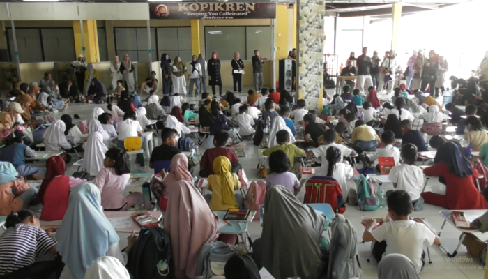 125 Siswa SD Tingkat Kota Gorontalo Ikuti Lomba Mewarnai