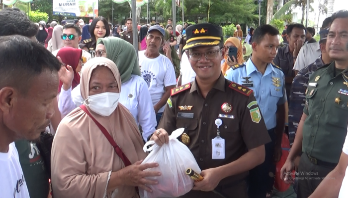 Upaya Kejari Limboto Tekan Inflasi Melalui Pasar Murah Bersubsidi
