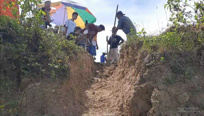 Tak Kunjung Ada Realisasi Terkait Air Limbah, Warga Dembe I Bobol Tanggul