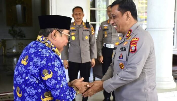 Terima Kunjungan Kapolda, Adhan : Bersama Untuk Membangun Daerah