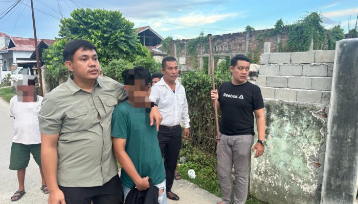 Polresta Gorontalo Kota Amankan Pelaku Penganiayaan Pakai Tombak