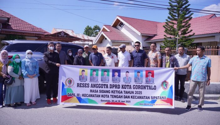 Melalui Reses, DPRD Kota Gorontalo Tinjau Saluran Mandek di Kecamatan Kota Tengah