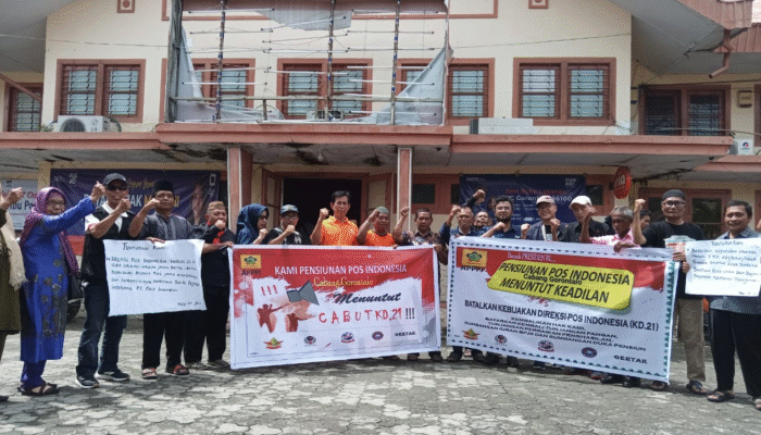 Pensiunan Pos Indonesia Gorontalo Gelar Aksi Damai Nasional