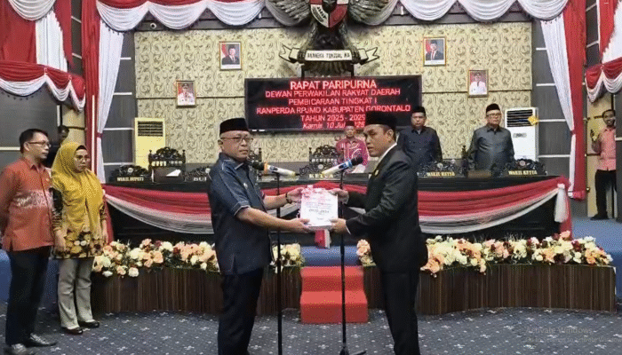 Bupati Hadiri Paripurna DPRD, Bahas Perubahan Perda Pajak dan Retribusi Daerah