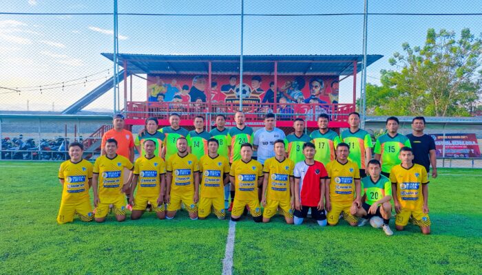 Perumda Air Muara Tirta dan Tirta Bolango Gelar Laga Futsal Persahabatan
