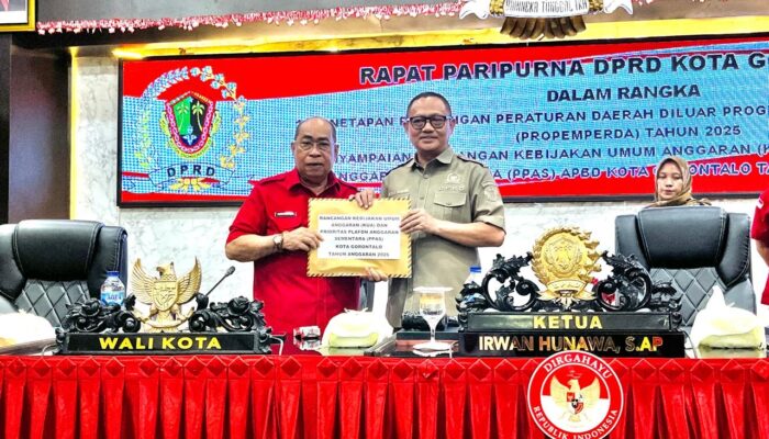 DPRD Kota Gorontalo Bahas KUA-PPAS 2026, Enam Program Jadi Prioritas