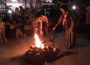 Malam Api Unggun Warnai Perkemahan HUT Pramuka ke-64