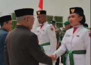 Paskibraka KabGor 2025 Dikukuhkan, Siap Kibarkan Merah Putih