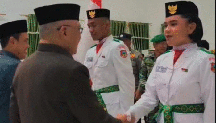 Paskibraka KabGor 2025 Dikukuhkan, Siap Kibarkan Merah Putih