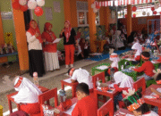 Semarak Kemerdekaan, TK Darul Muttaqin Gelar Lomba Mewarnai