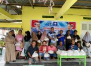 HUT ke-27 PAN, Herman Haluti Salurkan Bantuan Pangan untuk Warga