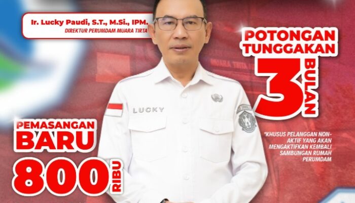 HUT Kemerdekaan Perumdam Muara Tirta Hadirkan Diskon  Sambungan Air Baru