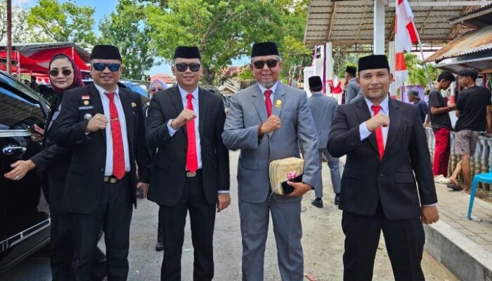 Suryadi Antule Hadiri Upacara HUT ke-80 RI di Lapangan Buladu