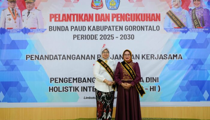 Maryam Sofyan Puhi Resmi Dilantik, Tegaskan Komitmen Sebagai Bunda PAUD