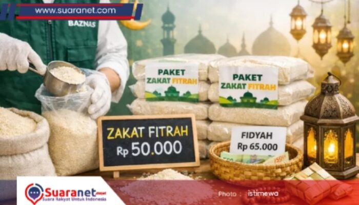 ‎BAZNAS Patok Zakat Fitrah 1447 H Rp50.000 per Jiwa, Fidyah Rp65.000 per Hari‎‎