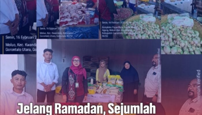 ‎REPORTASE | Jelang Ramadan, Sejumlah Harga Pangan di Gorontalo Utara Tembus Batas Acuan‎‎