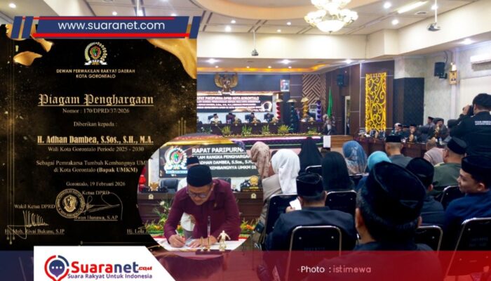 ‎Ini Alasan DPRD Anugerahi Gelar “Bapak UMKM” kepada Adhan Dambea