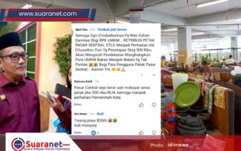 Retribusi Pasar Picu Kecemburuan, Ketua DPRD Kota Gorontalo Buka Opsi Evaluasi Pemerataan