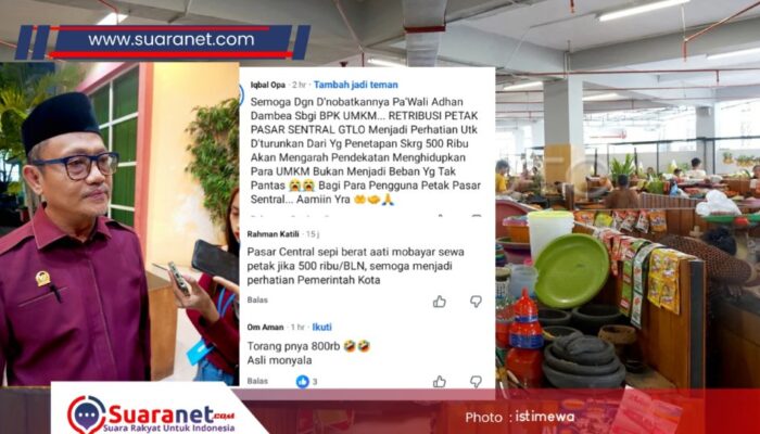 Retribusi Pasar Picu Kecemburuan, Ketua DPRD Kota Gorontalo Buka Opsi Evaluasi Pemerataan