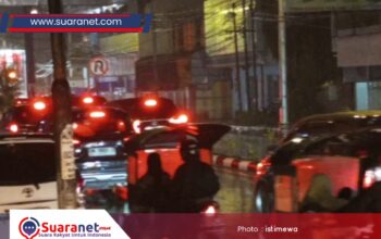 ‎Hujan Deras Guyur Gorontalo, Lalu Lintas HB Jassin Padat Lancar