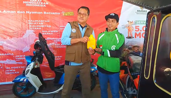 Ramadan Berkah, 100 Ojol di Gorontalo Dapat Servis Motor Gratis