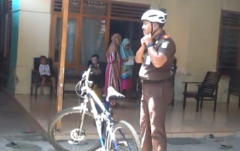 Kejari Bone Bolango Hadirkan Layanan Hukum Bersepeda