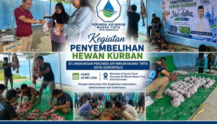 Perumdam Muara Tirta Tebar Kepedulian, Salurkan Daging Kurban ke Warga Sekitar Tiga IPA
